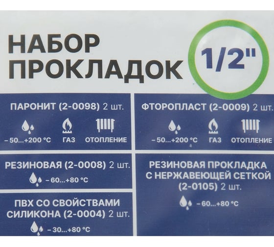 Набор прокладок 1/2" ДТРД ФП-1