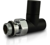 Прямой вентиль SR Rubinetterie Tondera Light, ручной 1/2, черный матовый 0778-1500VC0S