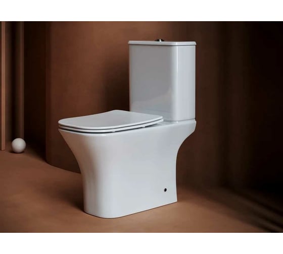 Бачок для унитаза Ceramicanova ALFA Rimless, двойной смыв 3/6л CN9002-T