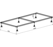Каркас для литьевого поддона Aquanet 0.7 1580x800 00267181