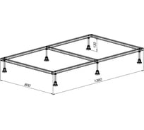 Каркас для литьевого поддона Aquanet 0.6 1380x900 00267180