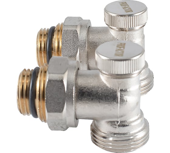 Узел нижнего подключения радиатора PROFACTOR угловой 1/2 х 3/4"ЕК PF RVA 611