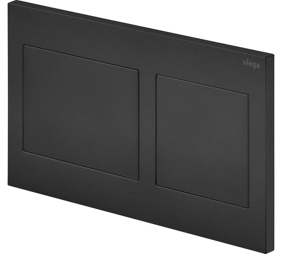 Панель смыва VIEGA Prevista для унитазов, Visign for Style 21, пластик, цвет черный матовый 801724