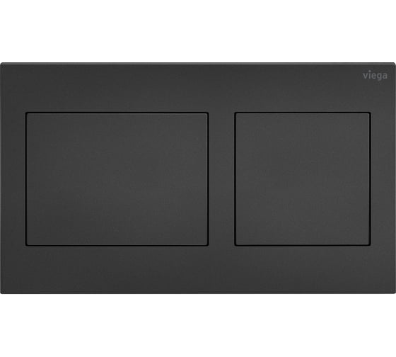 Панель смыва VIEGA Prevista для унитазов, Visign for Style 21, пластик, цвет черный матовый 801724