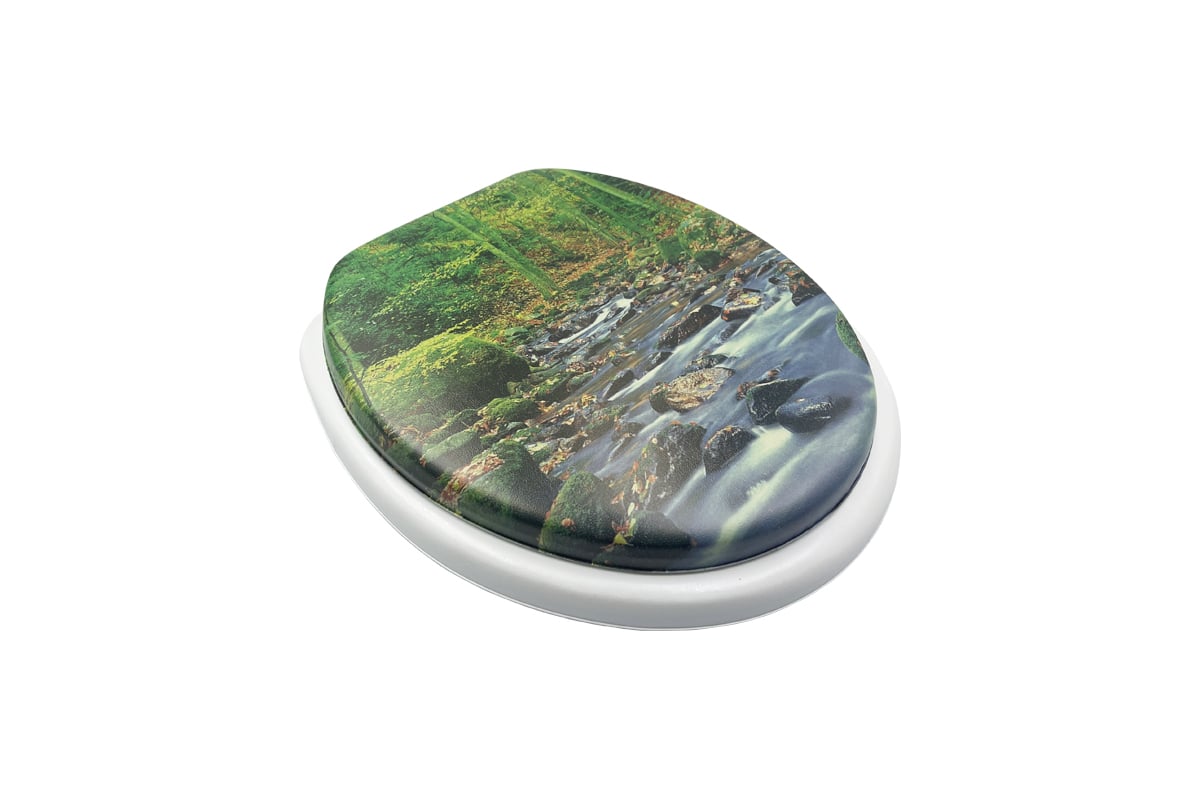 Мягкая крышка на унитаз Bath Plus Горная река HS1067 - выгодная цена ...