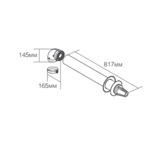 Коаксиальный комплект ROYAL THERMO (60/100 мм) НС 0078665