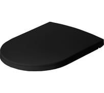 Сиденье Hatria FUSION soft-close, цвет 02 - черный матовый Y1V102