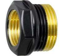 Переходник SCHLOSSER 3/4 НР на 1/2 ВН, с уплотнителем  603000071 RAL 9005 matt