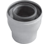 Переходник коаксиальный с диаметра 80/125 мм на 60/100 мм Baxi KHG714119410
