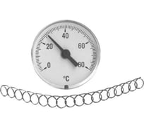 Накладной термометр ITAP 40 мм, 0-80 C, с пружиной (12/408) 492(40)MM