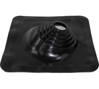 Кровельная угловая проходка Borge №1 (d=75-200, 420x420mm, RAL 9005 черный), силикон 01.214.04.04.01.000.9005