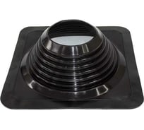 Кровельная прямая проходка Borge №8 (d=178-330, 425x425mm, RAL 9005 черный), силикон 01.239.04.04.01.000.9005
