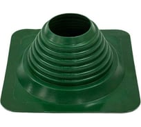 Кровельная прямая проходка Borge №4 (d=95-197, 275x275mm, RAL 6005 зеленый), силикон 01.235.03.03.01.000.6005