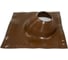 Кровельная угловая проходка Borge №2 (d=200-320, 525x525mm, RAL 8017 коричневый), силикон 01.215.05.05.01.000.8017 1