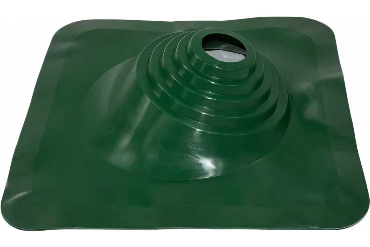 Кровельная угловая проходка Borge №1 (d=75-200, 420x420mm, RAL 6005 ...