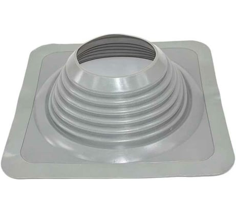 Кровельная прямая проходка Borge №8 (d=178-330, 425x425mm, RAL 7004 серый), силикон 00-128742