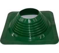 Кровельная прямая проходка Borge №8 (d=178-330, 425x425mm, RAL 6005 зеленый), силикон 01.239.04.04.01.000.6005