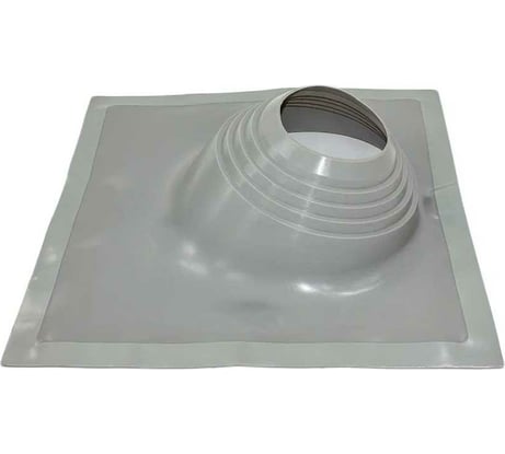 Кровельная угловая проходка Borge №2 (d=200-320, 525x525mm, RAL 7004 серый), силикон 01.215.05.05.01.000.7004