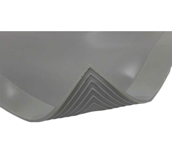 Кровельная угловая проходка Borge №2 (d=200-320, 525x525mm, RAL 7004 серый), силикон 01.215.05.05.01.000.7004