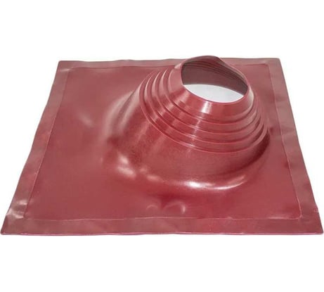 Кровельная угловая проходка Borge №2 (d=200-320, 525x525mm, RAL 3005 красный), силикон 01.215.05.05.01.000.3005