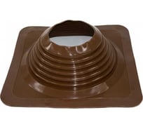 Кровельная прямая проходка Borge №8 (d=178-330, 425x425mm, RAL 8017 коричневый), силикон 01.239.04.04.01.000.8017