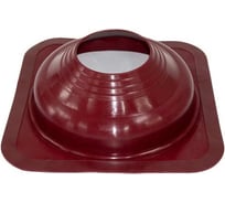 Кровельная прямая проходка Borge №7 (d=160-220, 365x365mm, RAL 3005 красный), силикон 01.238.04.04.01.000.3005