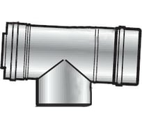 Тройник с лючком для ревизии (80/125 мм) PPS для котельного оборудования De Dietrich 84887525