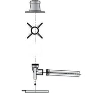 Набор для подсоединения дымовой трубы (110 мм) De Dietrich 84887577