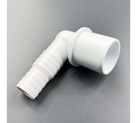 Переходник угловой для подключения сливного шланга Профитт 20x23x32, белый 2227244