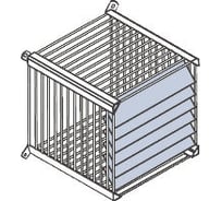 Решетка защитная из нержавеющей стали (60/100 мм) для котельного оборудования De Dietrich 84887566