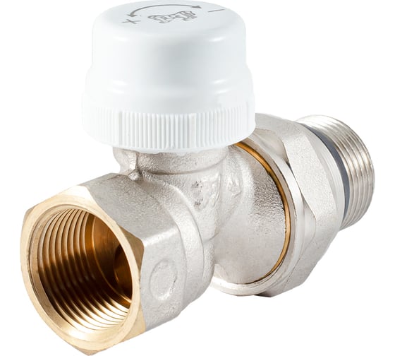 Термостатический клапан радиатора PROFACTOR прямой, с уплотнением, 3/4 PF RVT 381UR