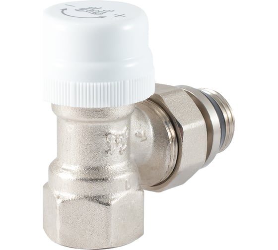 Термостатический клапан радиатора PROFACTOR угловой, с уплотнением, 1/2" PF RVT 382UR