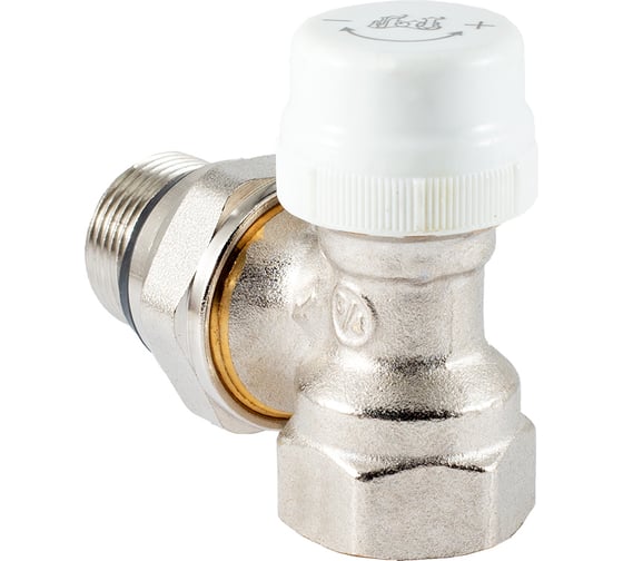 Термостатический клапан радиатора PROFACTOR угловой, с уплотнением, 3/4 PF RVT 383UR