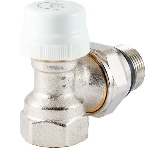 Термостатический клапан радиатора PROFACTOR угловой, с уплотнением, 3/4 PF RVT 383UR
