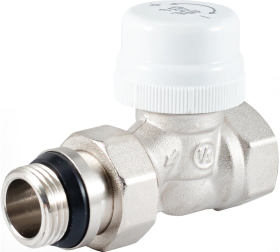 Термостатический клапан радиатора PROFACTOR прямой, с уплотнением, 1/2 PF RVT 380UR 1