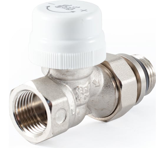 Термостатический клапан радиатора PROFACTOR прямой, с уплотнением, 1/2 PF RVT 380UR