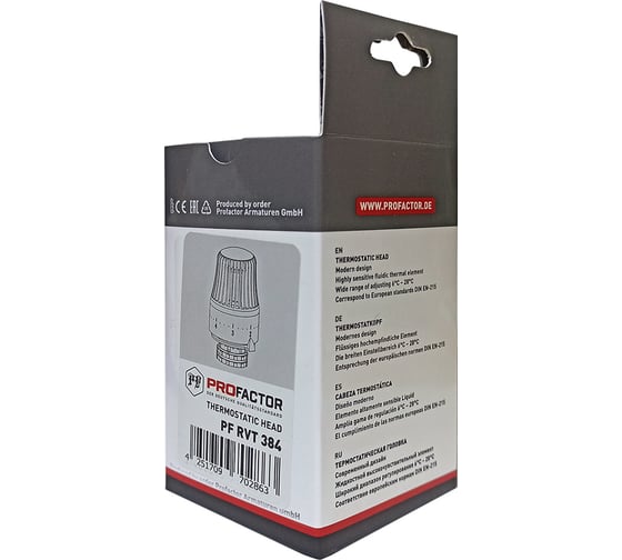 Термостатическая головка PROFACTOR M30x1.5 PF RVT 384