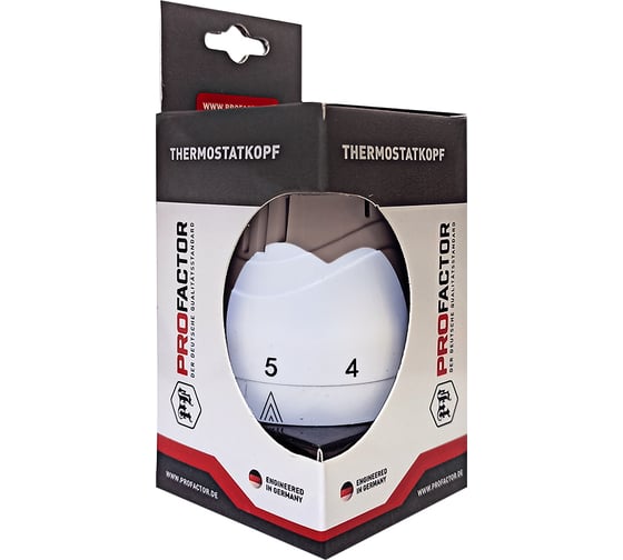 Термостатическая головка PROFACTOR М30x1.5 PF RVT 628