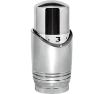 Термостатическая головка PROFACTOR PF CHROME М30x1.5, для клапанов, с преднастройкой PF RVT 626