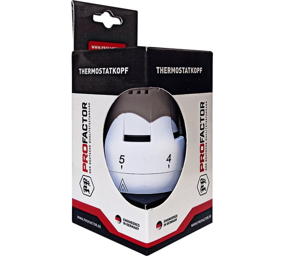 Термостатическая головка PROFACTOR М30x1.5 PF RVT 627