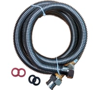 Сильфонная подводка для газа ELKA 1/2 г/г, 0.8 м 1642633