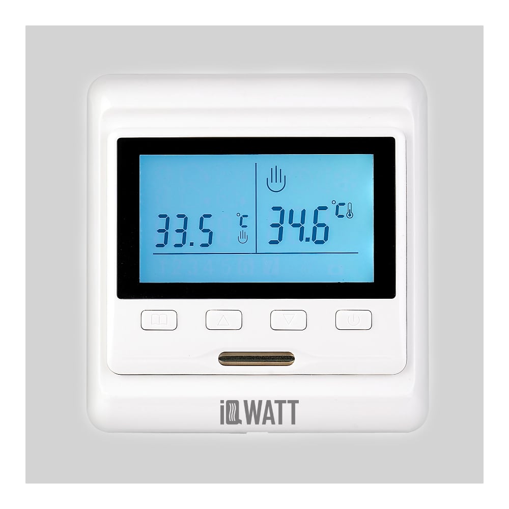 Терморегулятор для теплого пола IQWATT IQ THERMOSTAT P программируемый ...