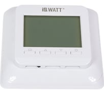 Терморегулятор для теплого пола IQWATT IQ THERMOSTAT P программируемый, с ЖК-дисплеем, белый 405
