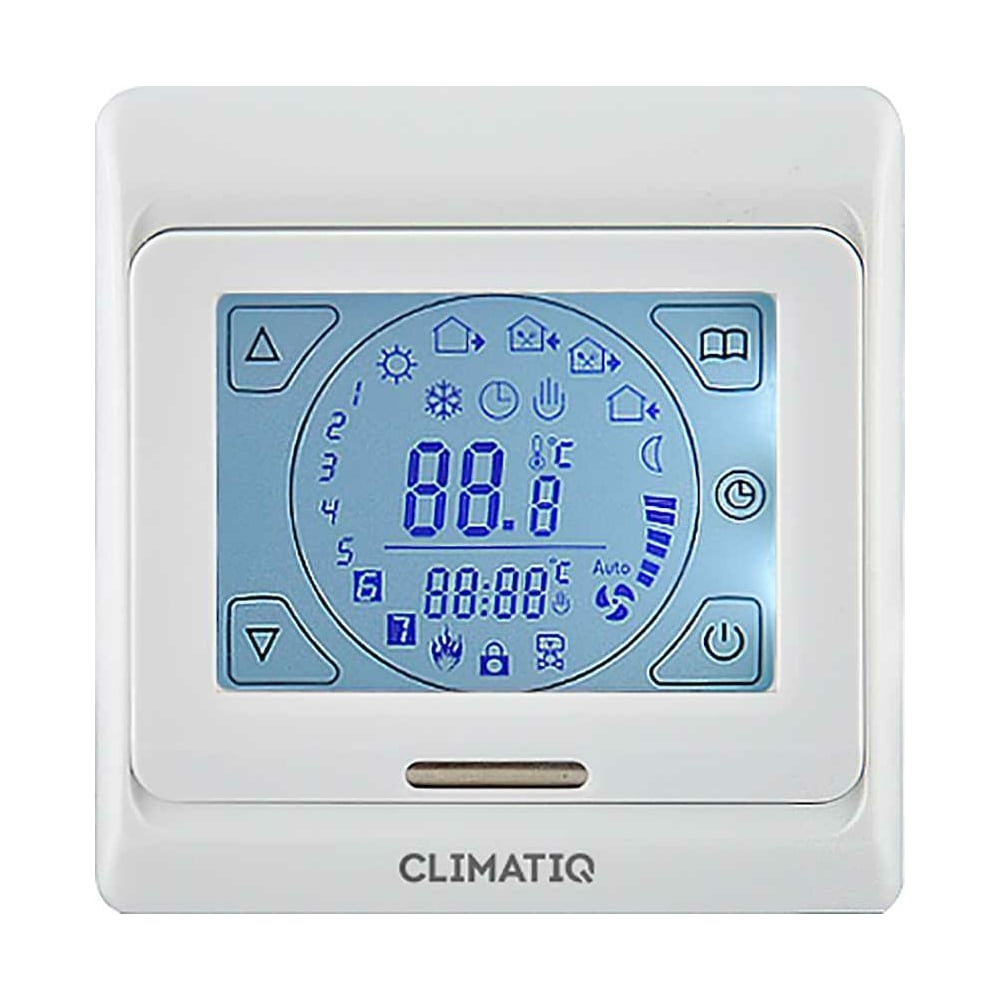 Терморегулятор для теплого пола IQWATT CLIMATIQ ST с ЖК-дисплеем ...