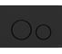 Кнопка Cersanit TWINS для LINK PRO/VECTOR/LINK/HI-TEC пластик черный матовый 63525 2