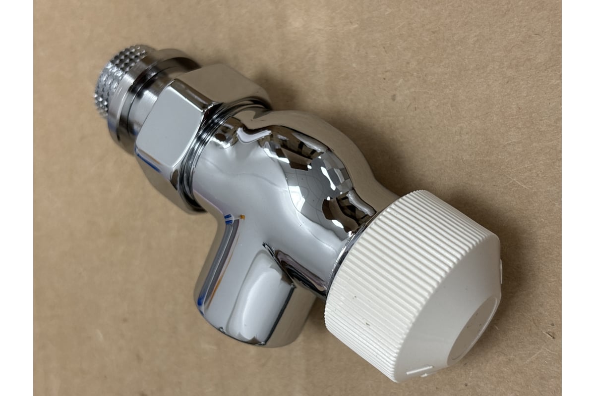 Термостатический набор для радиатора ROYAL THERMO Design осевой, хром ...