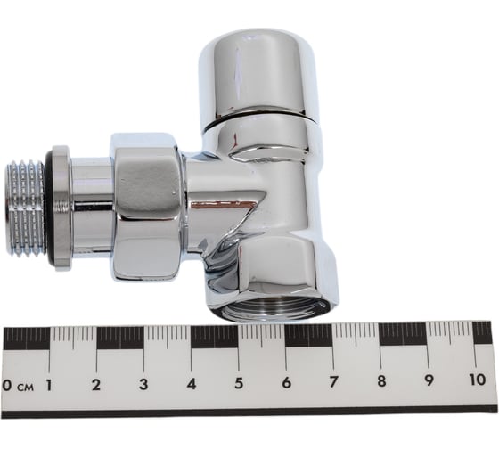 Термостатический набор для радиатора ROYAL THERMO Design осевой, хром, 1/2" НС-1460848