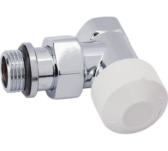 Термостатический набор для радиатора ROYAL THERMO Design угловой, хром, 1/2" НС-1460845