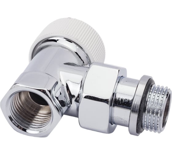 Термостатический набор для радиатора ROYAL THERMO Design угловой, хром, 1/2" НС-1460845