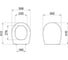 Сиденье с крышкой для унитаза VANSTORE 3568 AVN SD 15 m 13568 6
